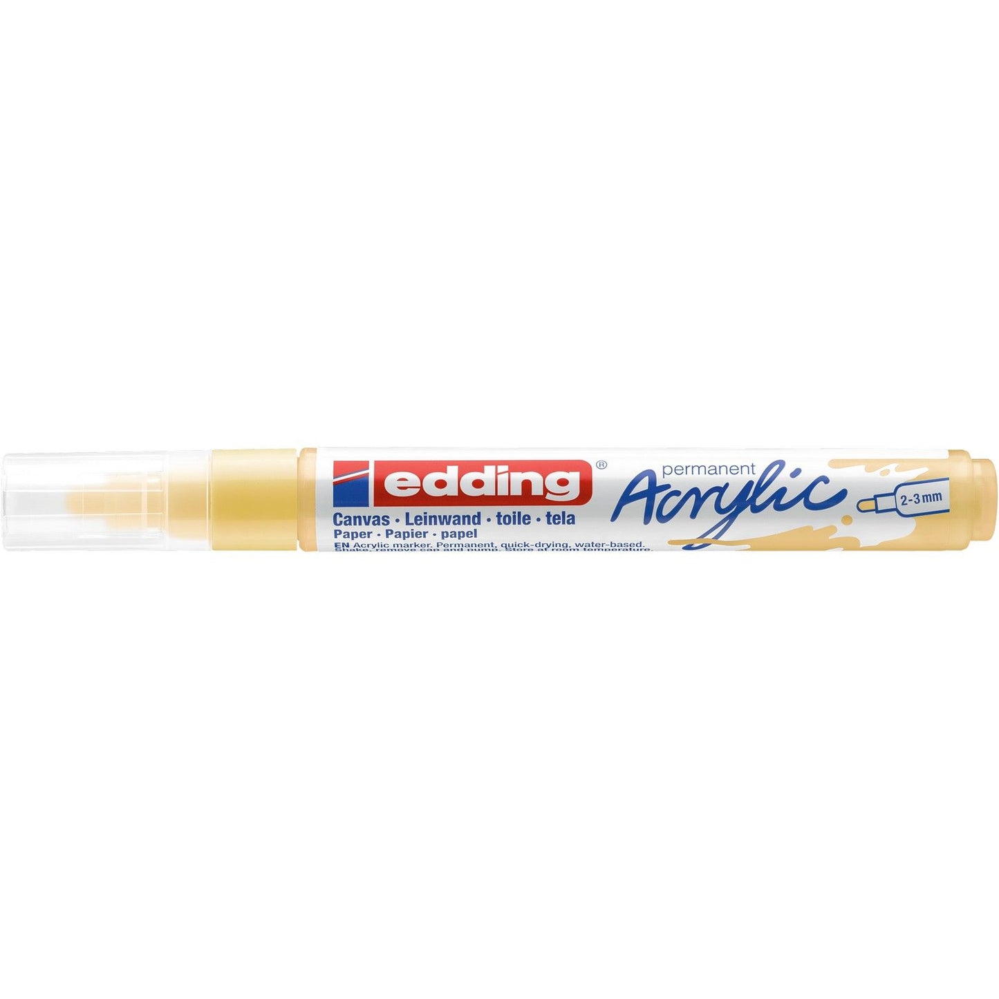 Edding 5000 • pennarello acrilico medio giallo pastello