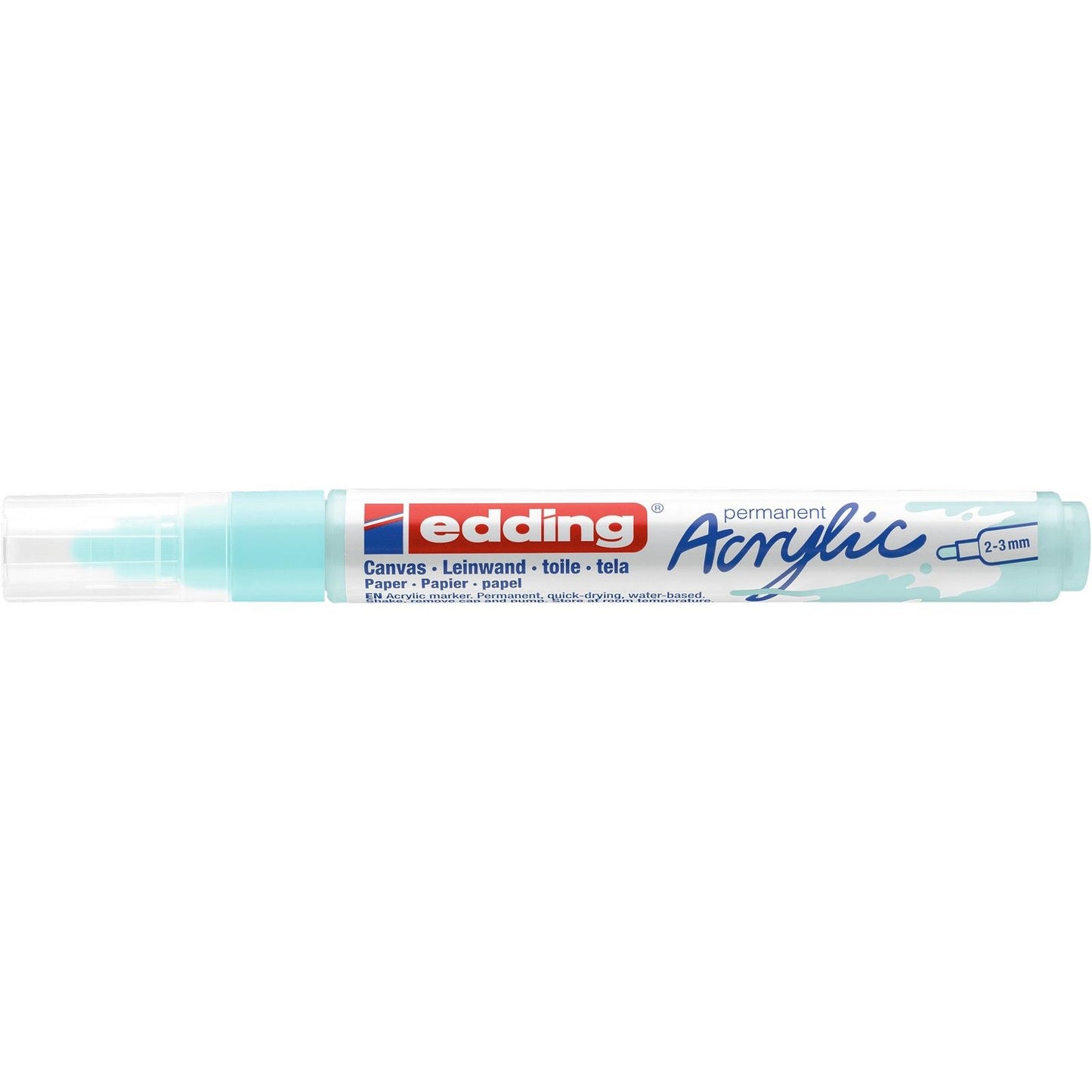 Edding 5000 • pennarello acrilico medio blu pastello