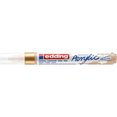 Edding 5000 • pennarello acrilico oro medio intenso