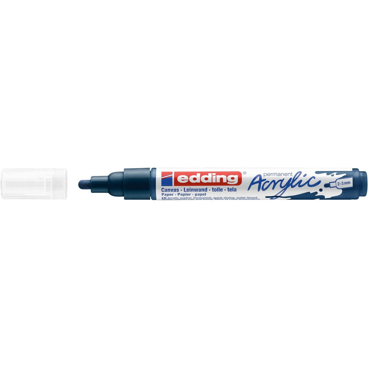 Edding 5000 • pennarello acrilico medio elegante blu notte