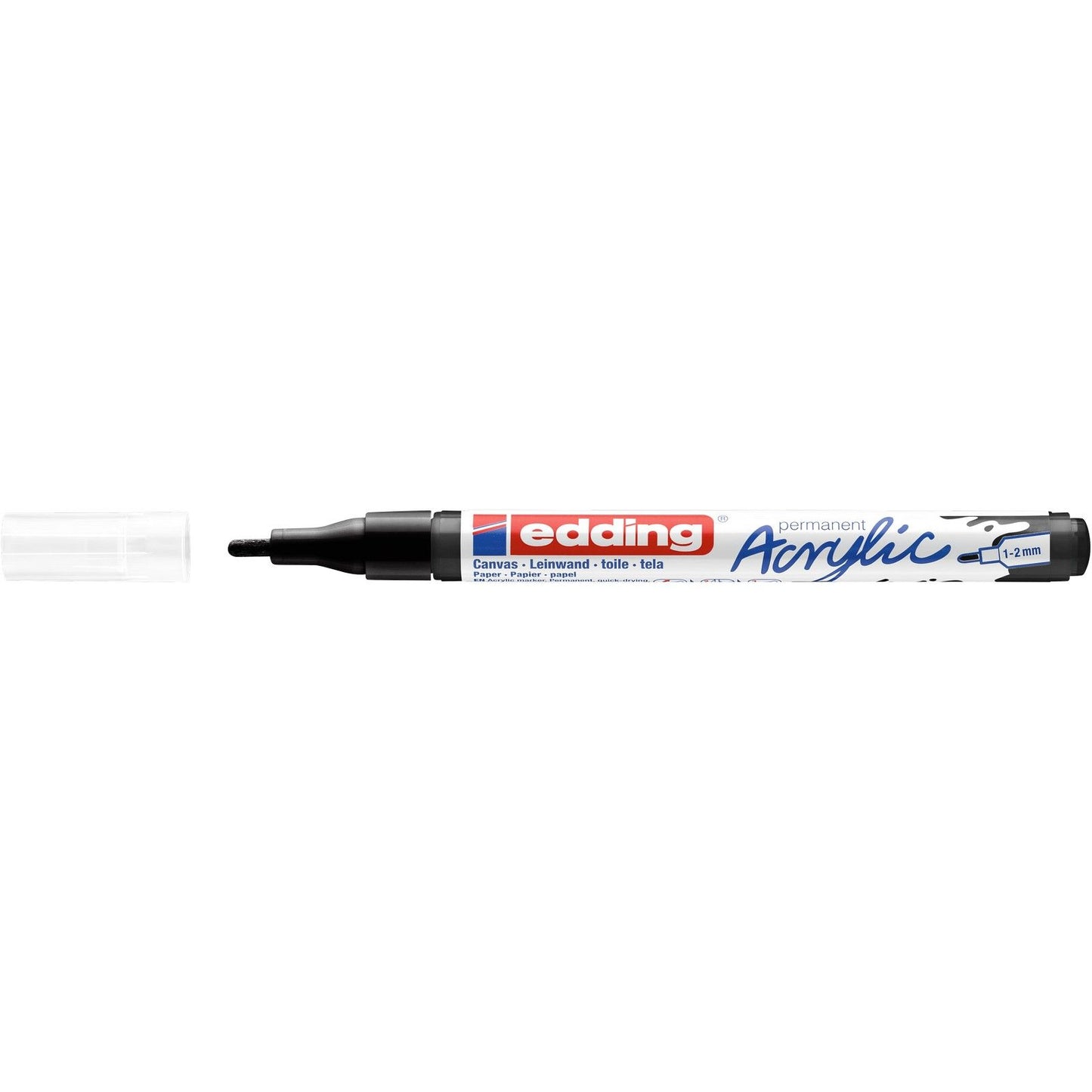Edding 5000 • marcador acrílico fino negro