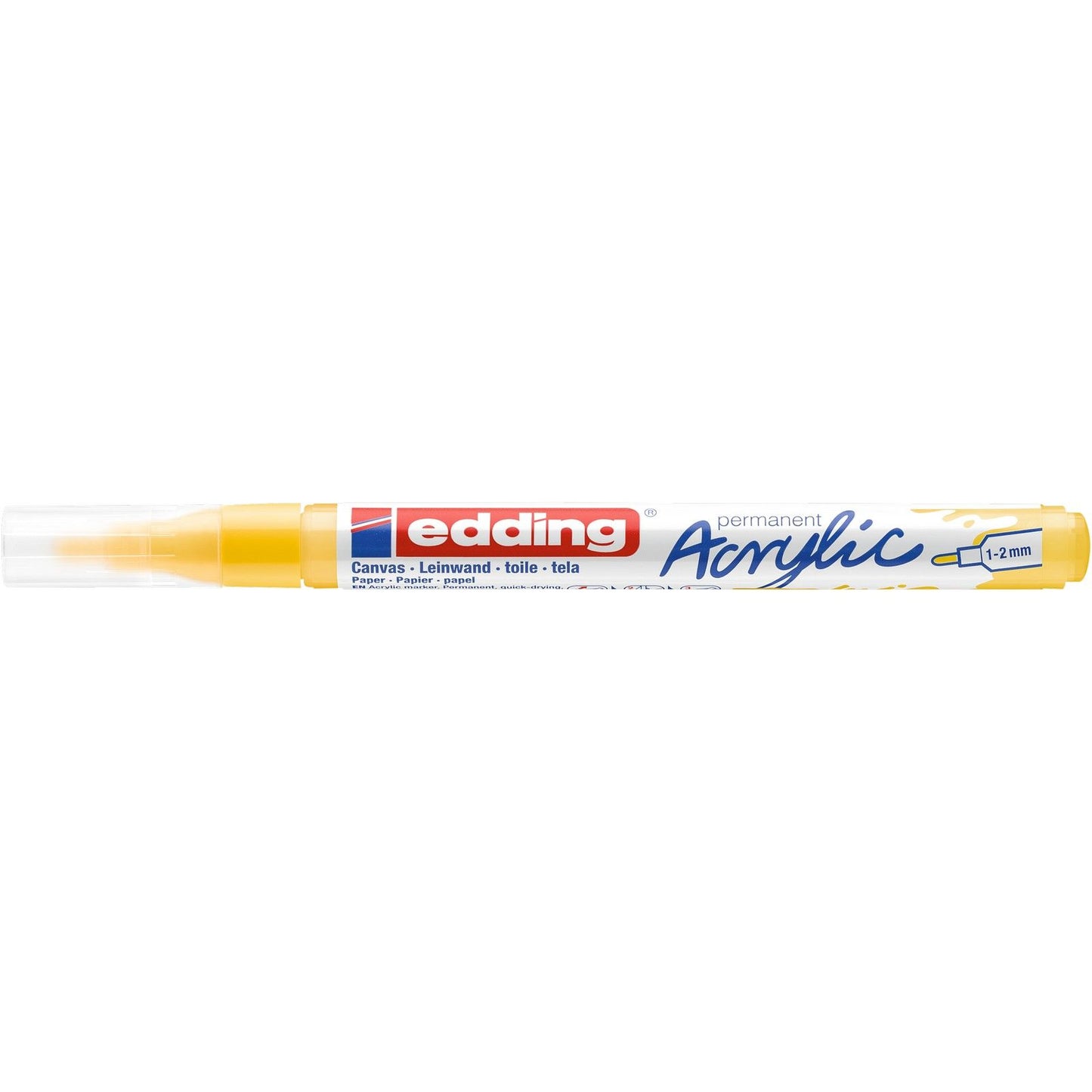 Edding 5000 • pennarello acrilico giallo traffico fine