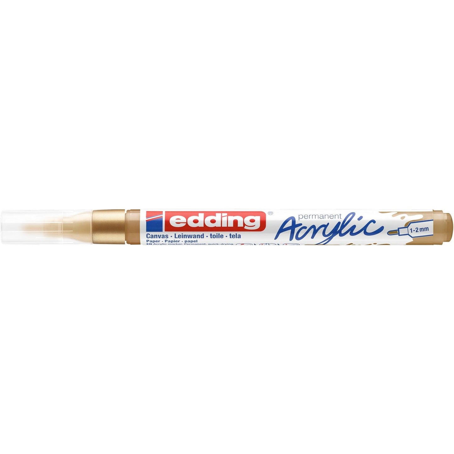 Edding 5000 • pennarello acrilico oro fine e ricco