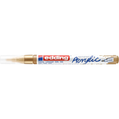 Edding 5000 • pennarello acrilico oro fine e ricco