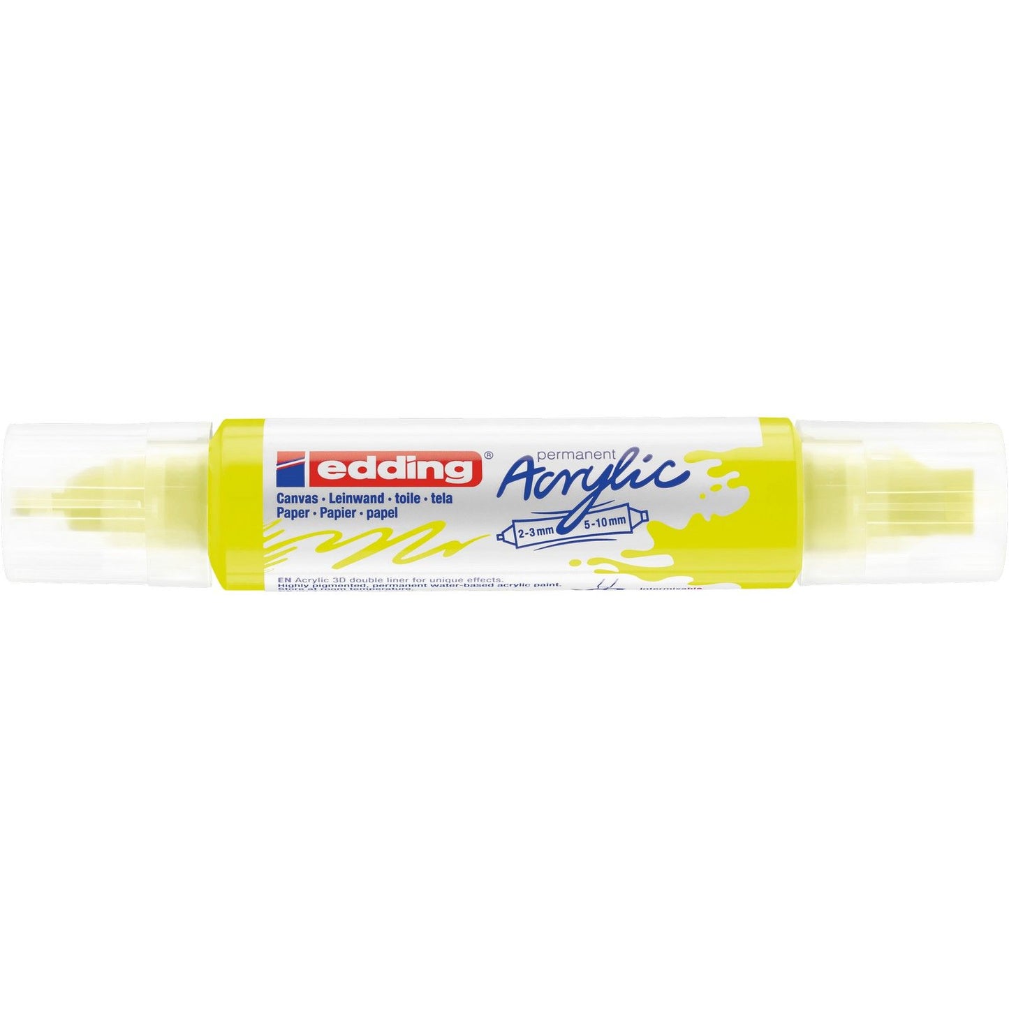 Edding 5000 • acrilico 3d doubleliner giallo neon