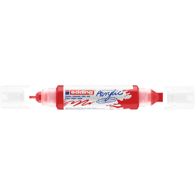 Edding 5000 • doubleliner acrilico 3d rosso traffico