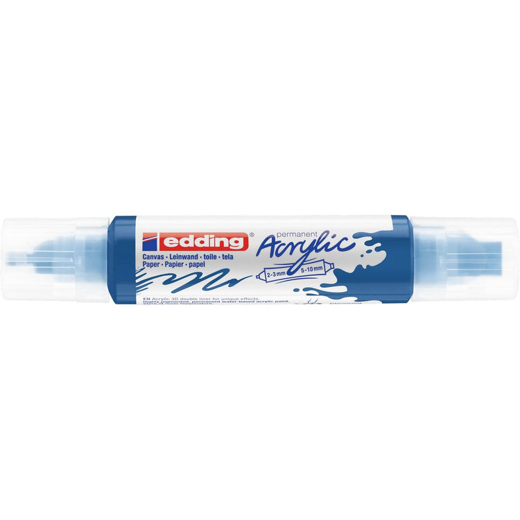 Edding 5000 • doubleliner acrilico 3d blu genziana