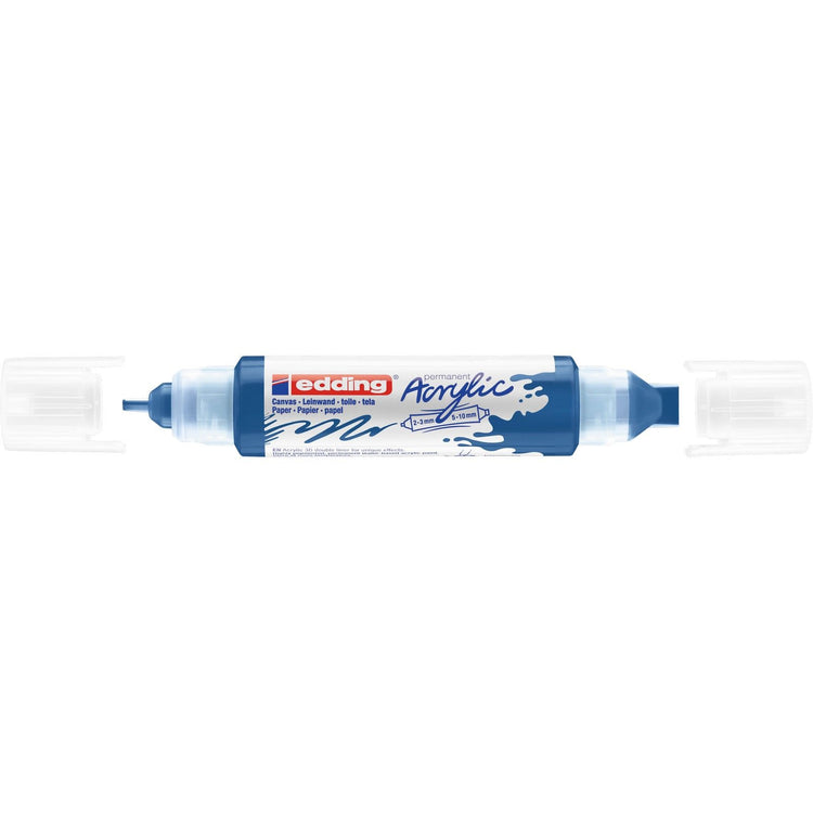 Edding 5000 • doubleliner acrilico 3d blu genziana