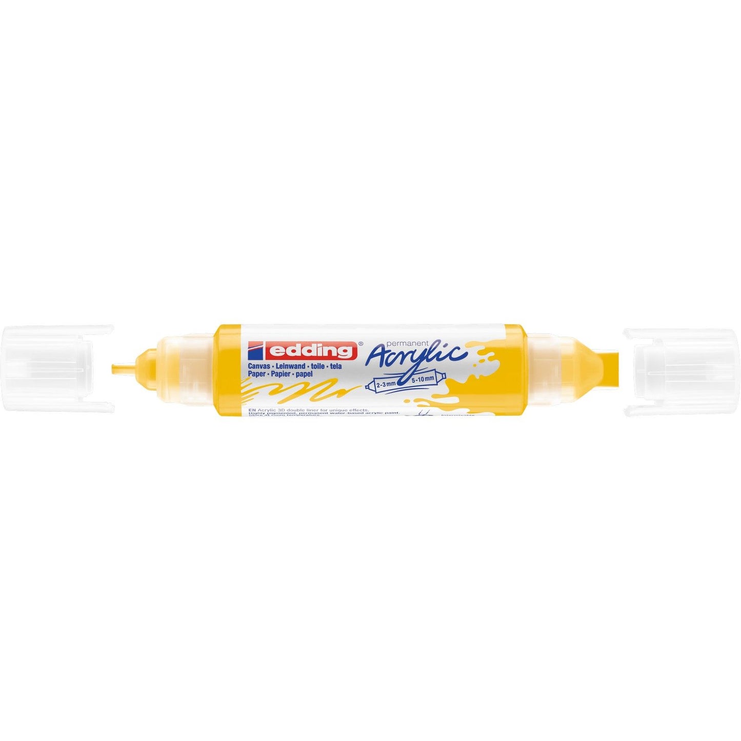 Edding 5000 • doubleliner acrilico 3d giallo traffico