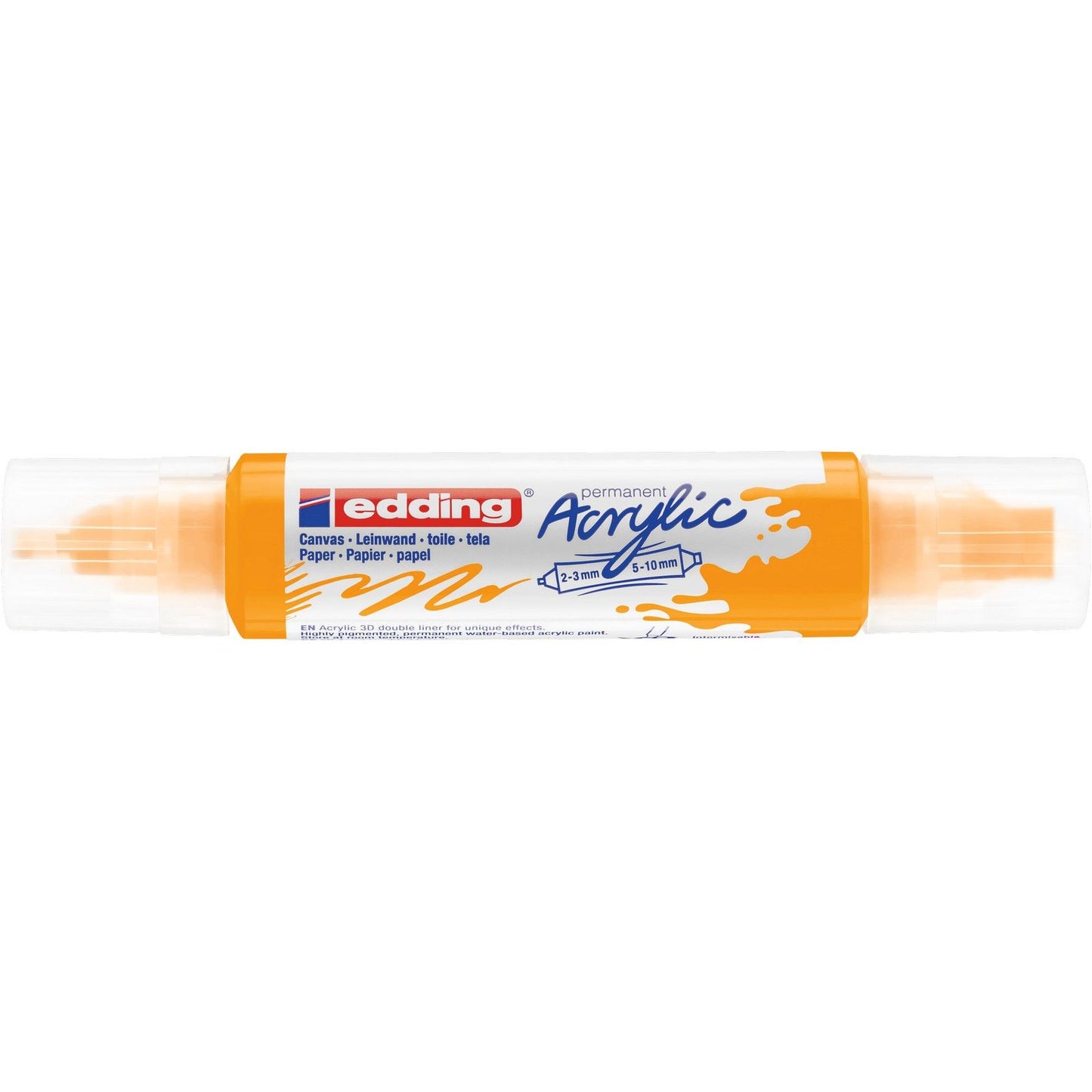 Edding 5000 • doble rotulador acrílico 3d amarillo sol