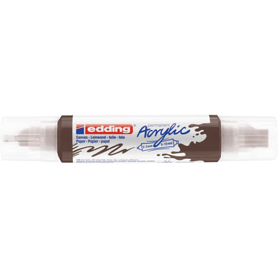 Edding 5000 • doubleliner acrilico 3d marrone cioccolato