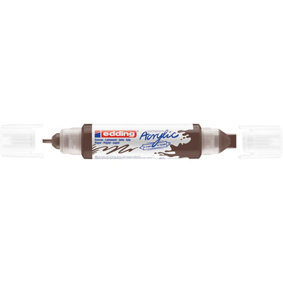 Edding 5000 • doubleliner acrilico 3d marrone cioccolato