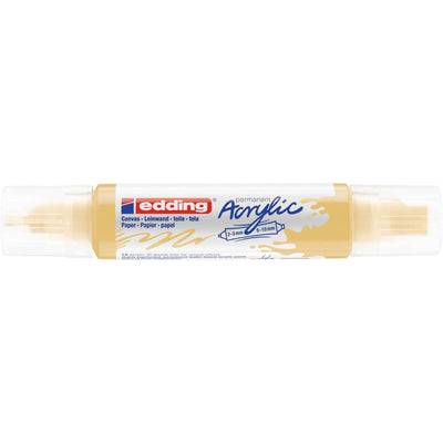 Edding 5000 • acrilico 3D doppia linea giallo pastello