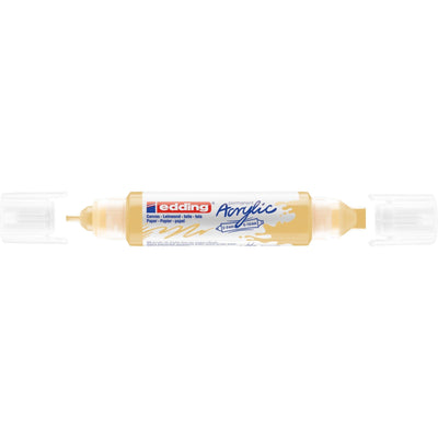 Edding 5000 • acrilico 3D doppia linea giallo pastello