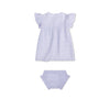 Leopard | lila meisjes set strand - muslin