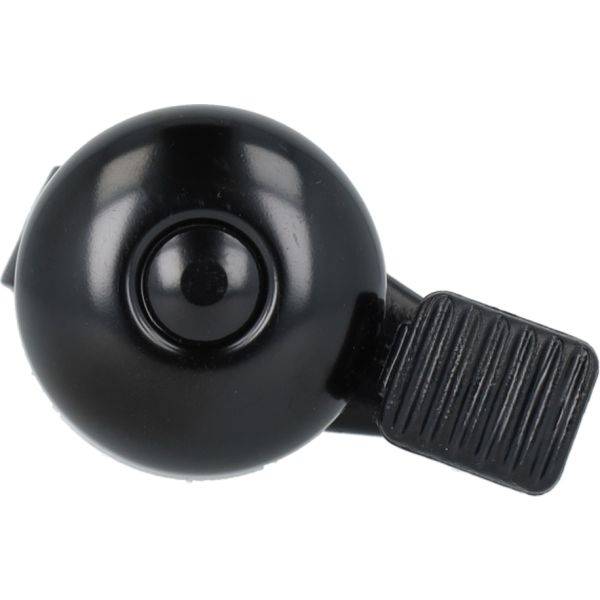 Simson timbre de bicicleta mini 32mm fijo montaje de plástico negro
