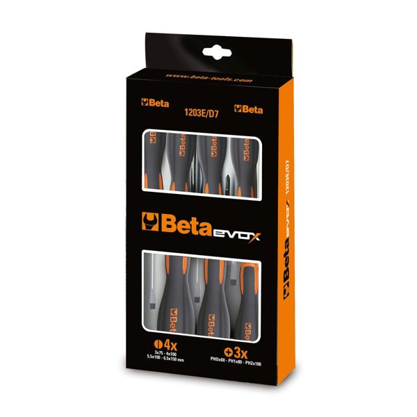 Set di cacciavite Strumenti beta evox 1203rd D8P - 8 quadrante