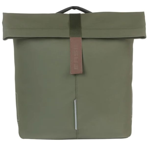 Basil Bicycle Borse Double City Moss Green Mik 28-32L