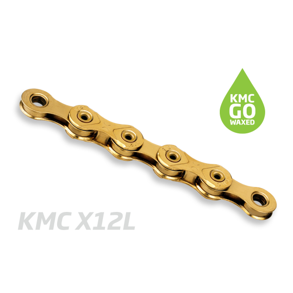Kmc chain x12l 12v 126l waxed ti-n gold