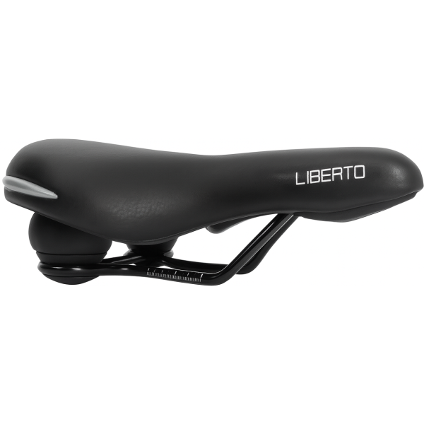 Edge fietszadel liberto - zwart (werkplaatsverpakking)