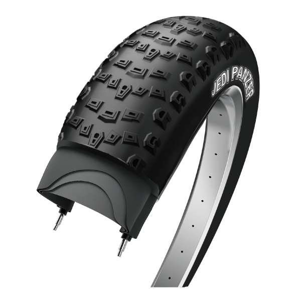 Bordo pneumatico jedi fatbike 20 x 4,00 100-406 - nero
