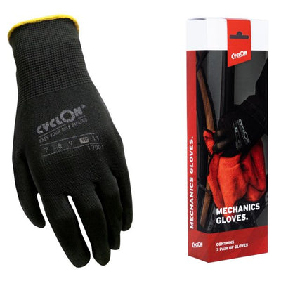 Guantes de montaje Cyclon M10 Amarillo (20 pares)