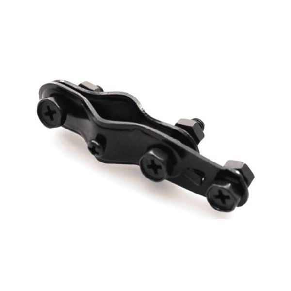 Bofix dynamohaak zwart incl bouten en moeren