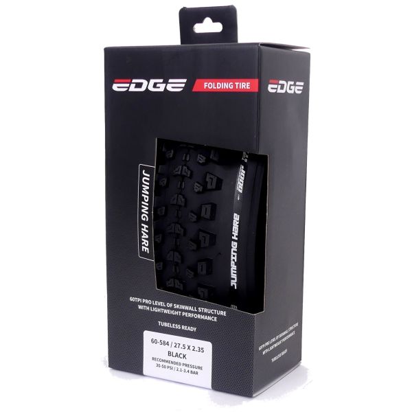 Banda plegable de borde salto liebre 27.5 x 2.35 60-584 negro