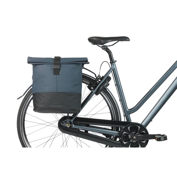 Basil borsa doppia per bicicletta cove 28-32l 14 x 29 x 36 cm - blu nero