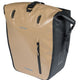 Basil borsa singola da bicicletta rivo l tarpaulin mik 25-31l 14 x 28 x 43 cm - nero sabbia