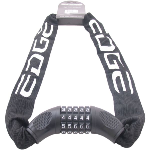 Bloqueo de cadena con código Código de rastreo de borde de 90 cm - Negro