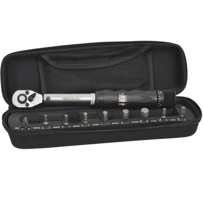 Trivio - set di chiavi dinamometriche per attrezzi da bicicletta 2-14nm 1 4 + set di punte