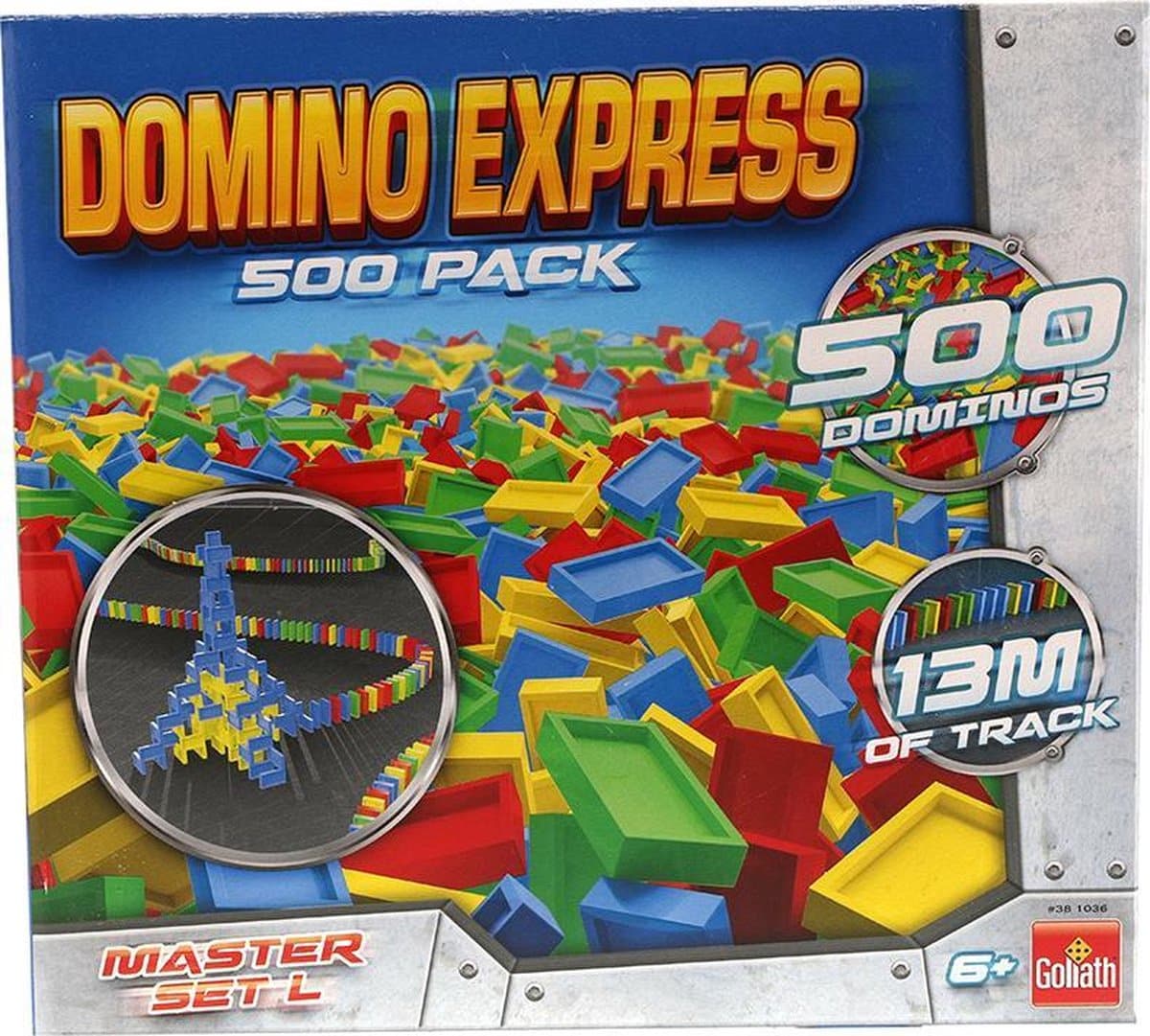 Goliath domino express 500 extra domino stenen, champion race master set l