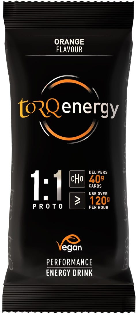 Bebida energética Torq 1:1 naranja en bolsa (caja 12)