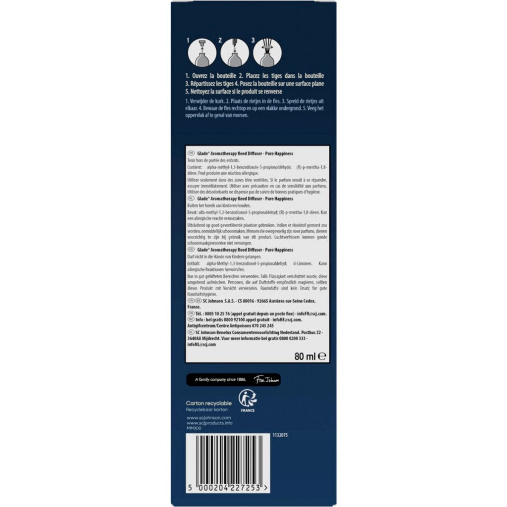 Altri marchi Glade Aromatherapy Pure Happiness Felice Sticchi arancione Neroli 80 ml