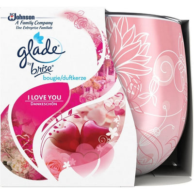 Brise Glade de Brise Te amo Vela perfumada en un frasco decorativo de vidrio 120gr.