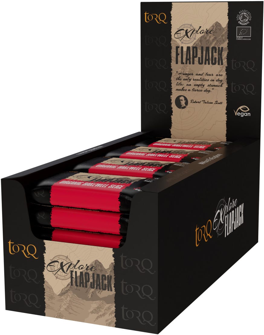 Torq explore flapjack bakewell orgánico (caja 20)
