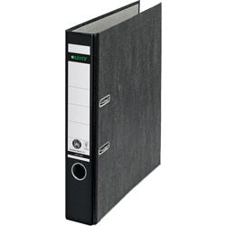 Raccoglitore 180° leitz 1050 cartoncino carta marmorizzata RB 5,2cm foro di presa etichetta dorso