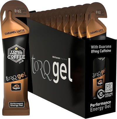 Torq gel caramel latte con guaranà (scatola 15)