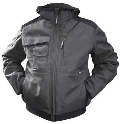Abrigo de invierno Dassy austin gris negro m