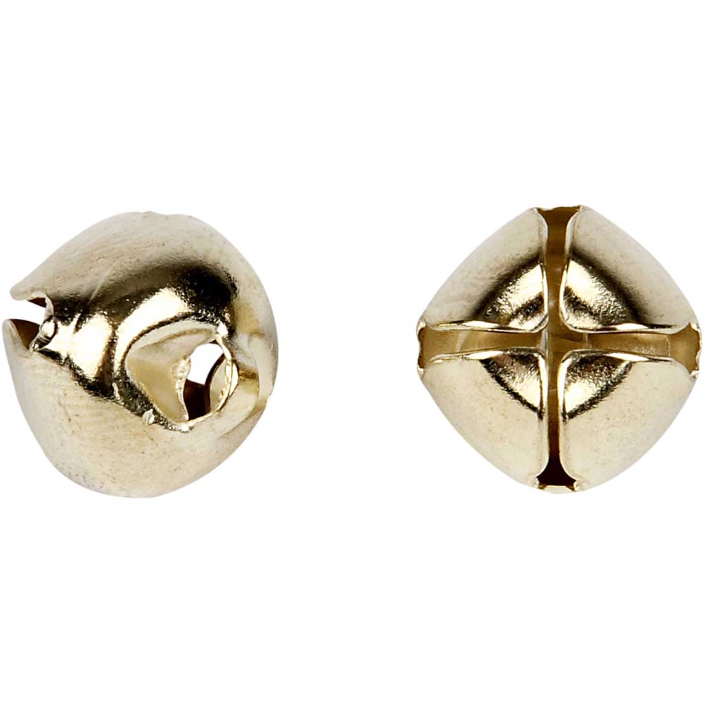 Campane azienda Creativ, d 8+10+13 mm, oro, 18 div 1 scatola