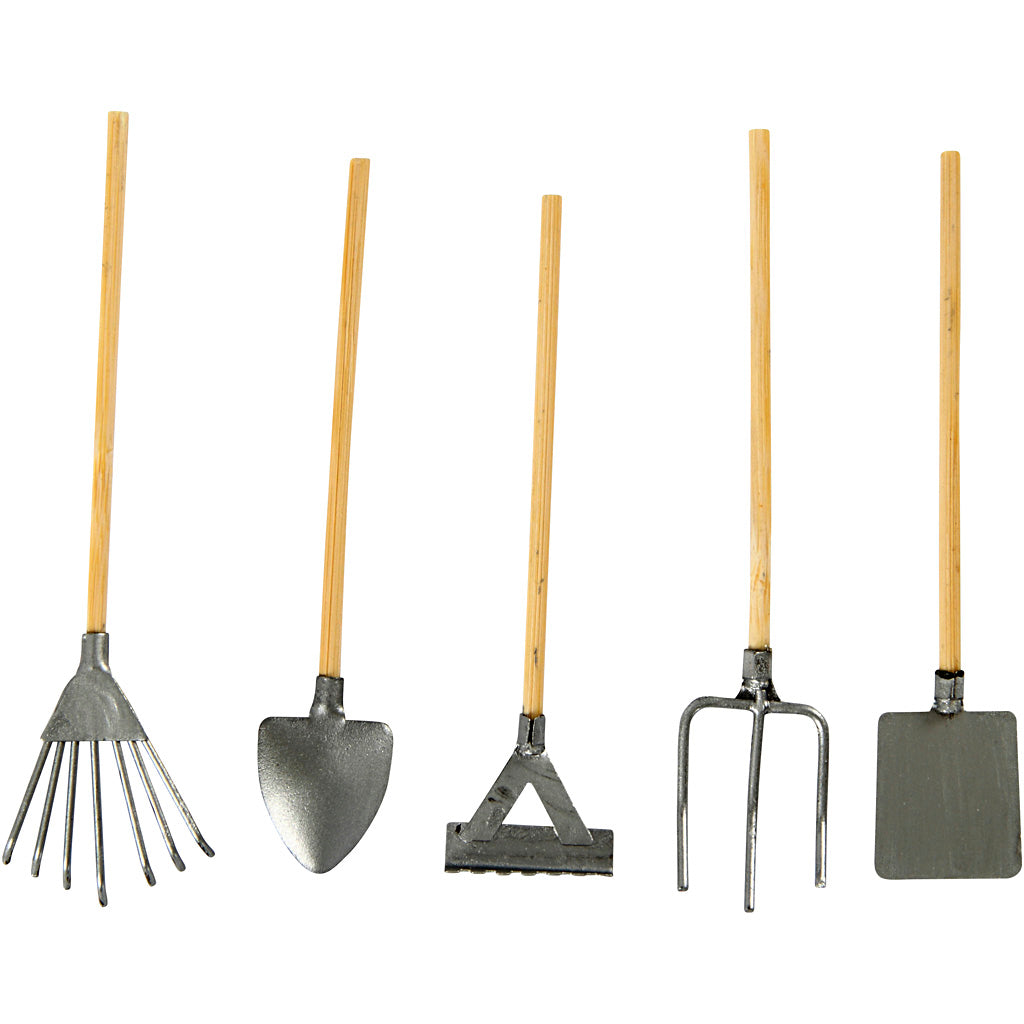 Attrezzi da giardino Creative Company, l: 11 cm, 5 pezzi 1 scatola