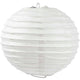 Creativ company lámpara de papel de arroz, redonda, d 20 cm, blanca, 1 unidad
