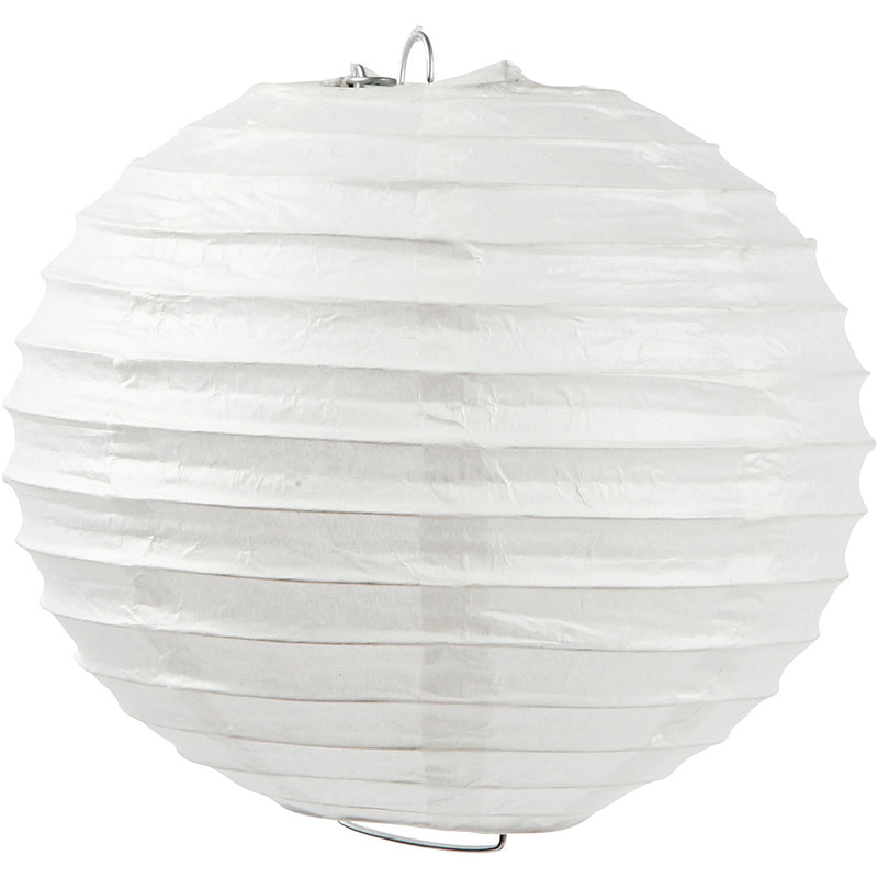 Lampada in carta di riso bianca, 35 cm