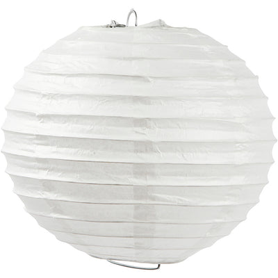 Lampada in carta di riso bianca, 35 cm