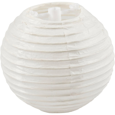 Lámpara de papel Creativ company, redonda, d 7,5 cm, blanca, 10 piezas 1 caja