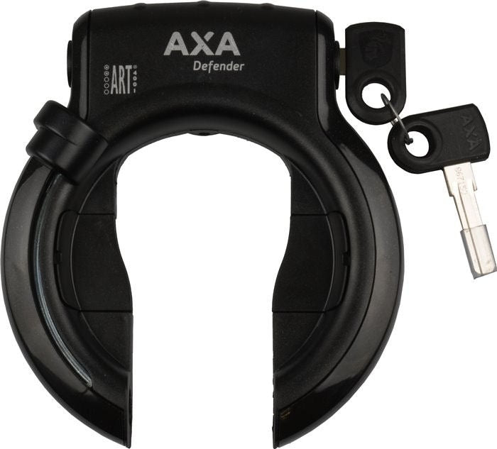 Axa Defender Frameslot, 12 nivel de seguridad, Art 2 estrellas, montaje flexible, negro mate
