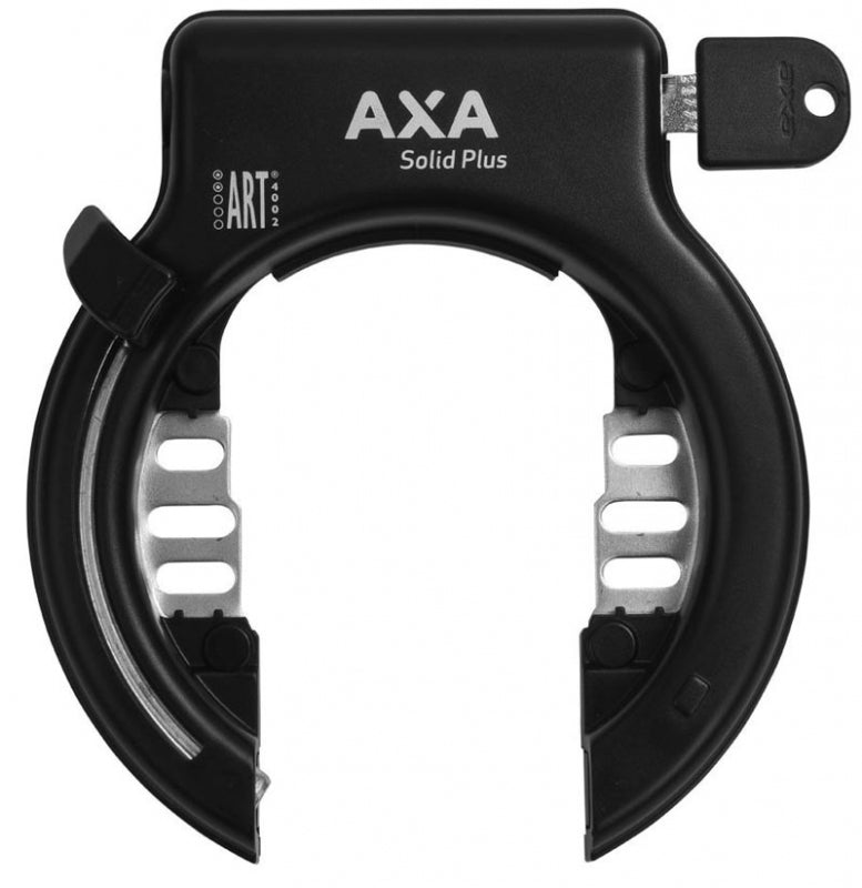 AXA Solid Plus - Candado de bicicleta ART-2, 10 mm, negro