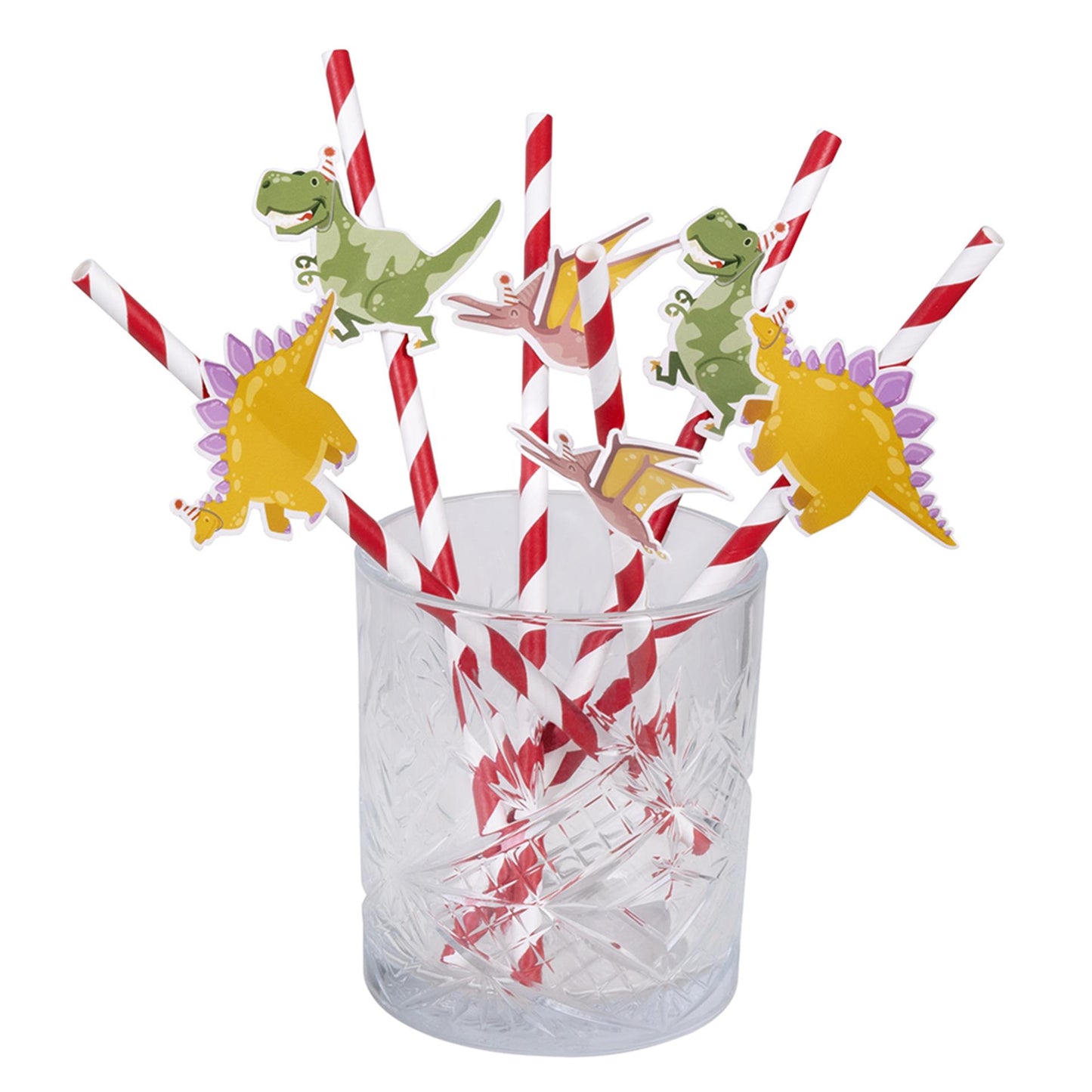 Boland Papel Staws Dino, 6dlg.