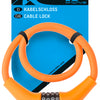 M-Wave Kabelcijferslot Silicon 900 x 12mm oranje